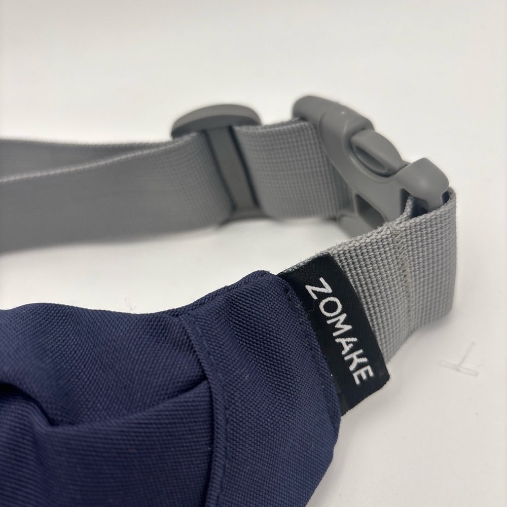 Navy Crossbody‎ Bag with Gray Strap - Picture 9 of 11